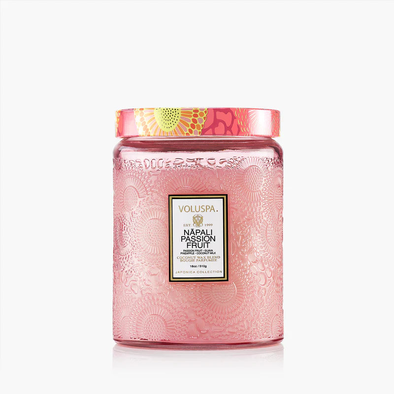 Nāpali Passion Fruit Large Jar Candle - Eden Lifestyle