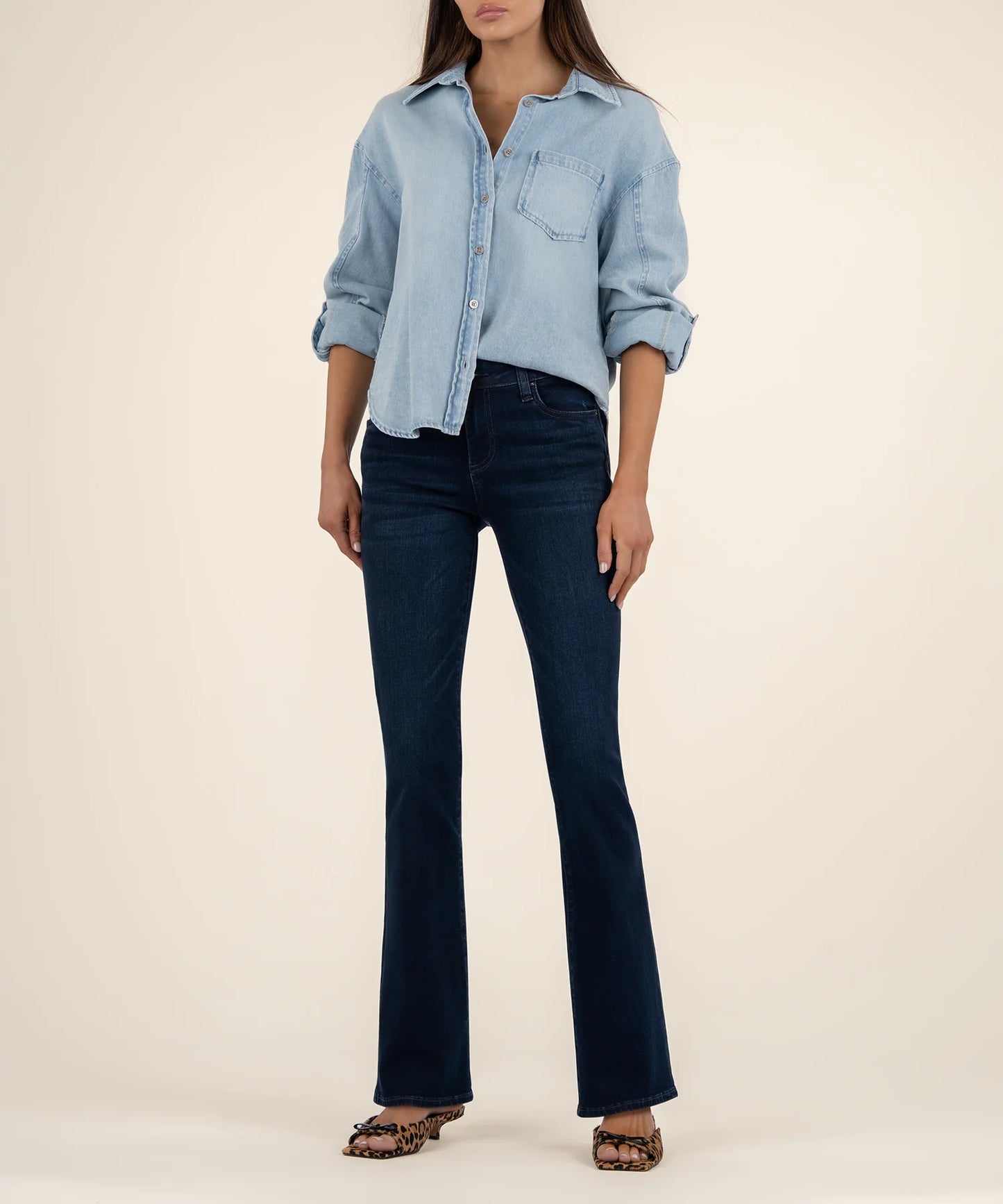 Natalie Mid Rise Flare Bootcut - Eden Lifestyle