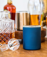 Navy Glass Lined Whiskey Glass - Eden Lifestyle