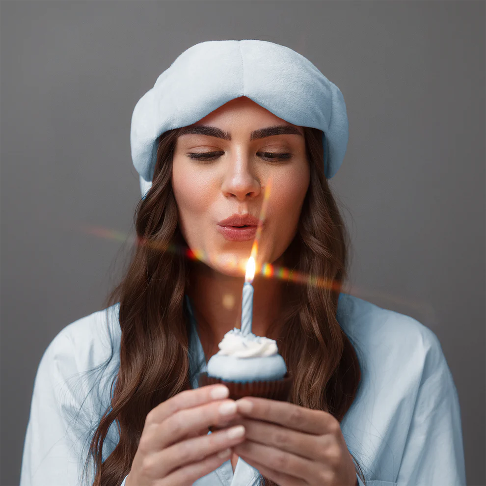 Nodpod Sleep Mask Birthday Blue - Eden Lifestyle