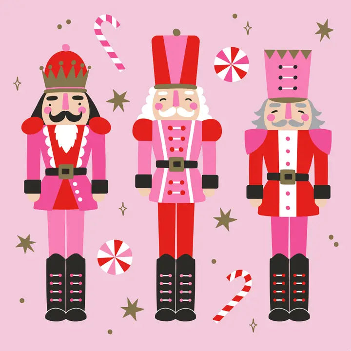 Nutcracker Holiday Cocktail Napkins - 20ct - Eden Lifestyle