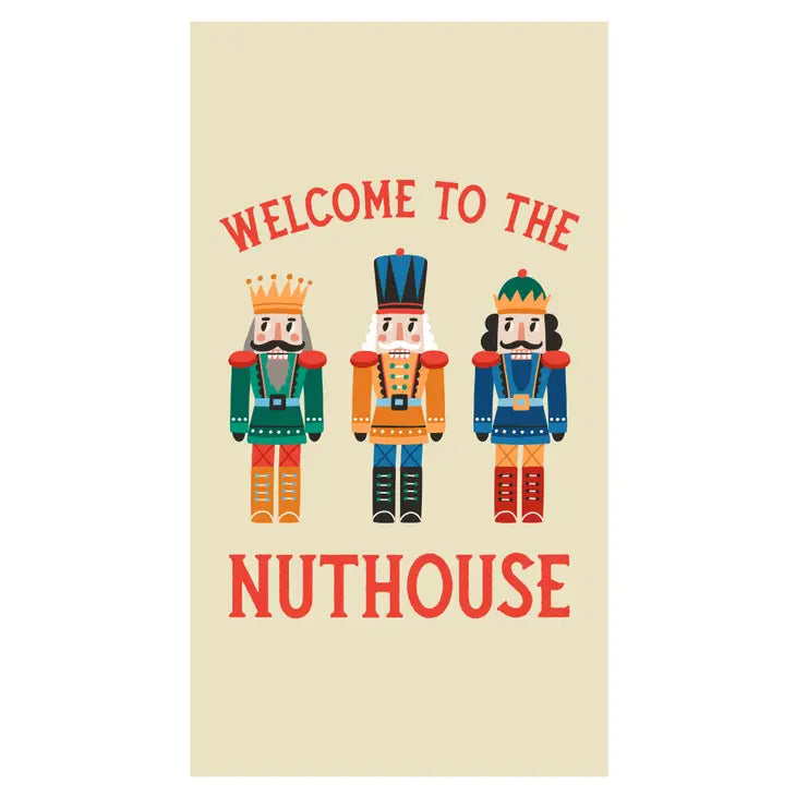 Nuthouse Funny Christmas Paper Guest Towels - 16ct - Eden Lifestyle