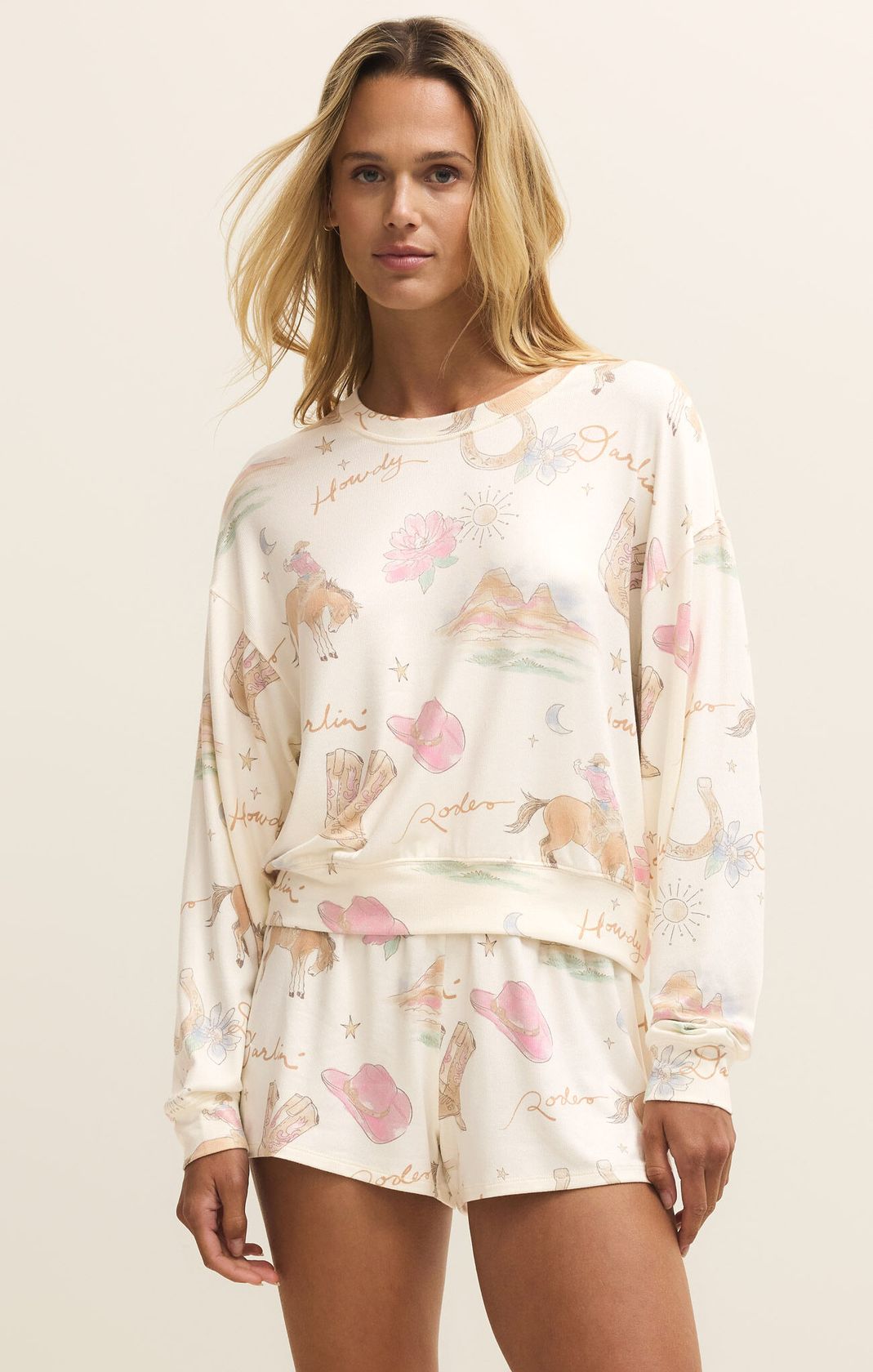 Z SUPPLY Desert Rose LS Top - Eden Lifestyle