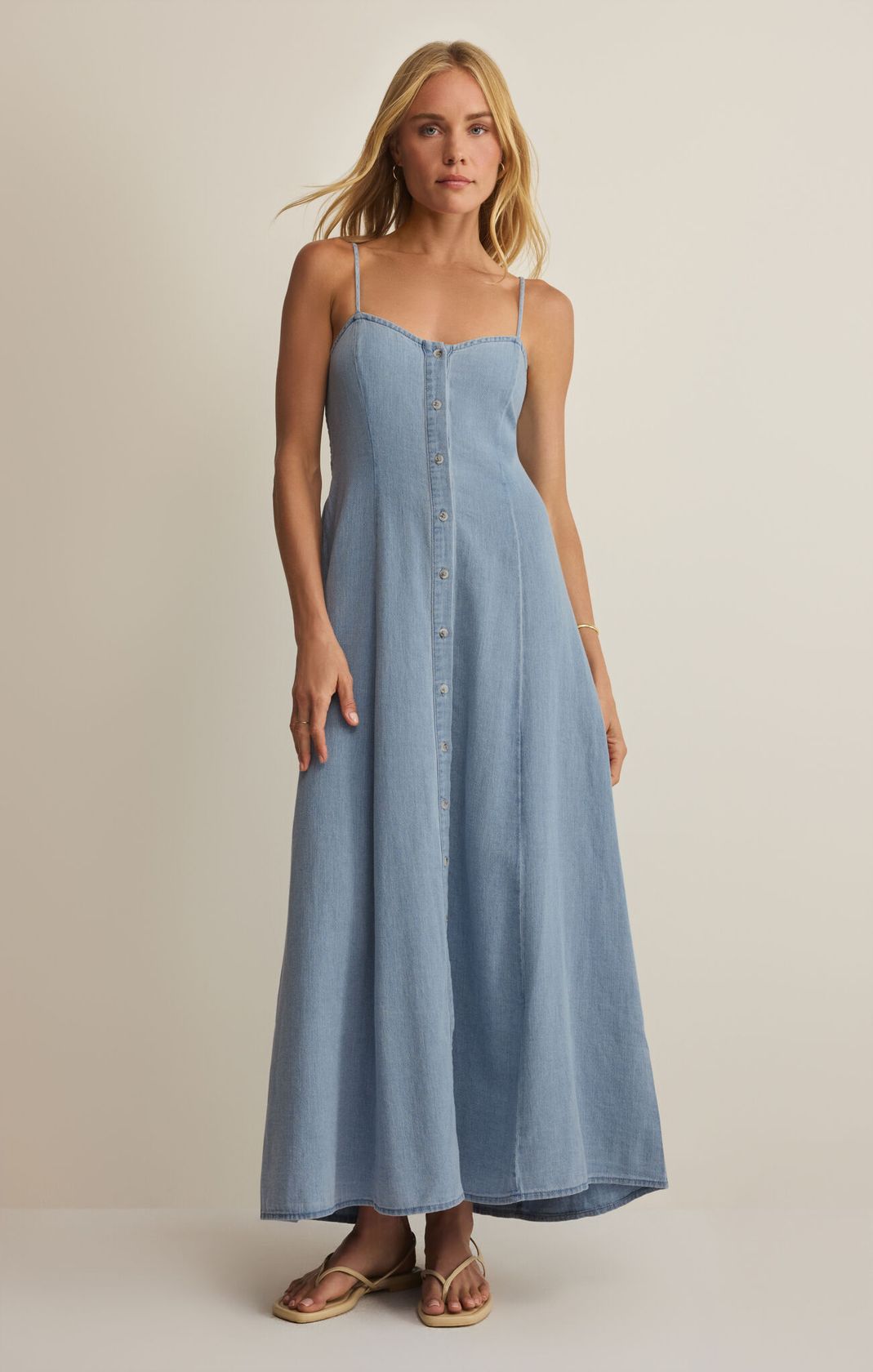 Z SUPPLY Angel Eyes Twill Midi Dress - Eden Lifestyle