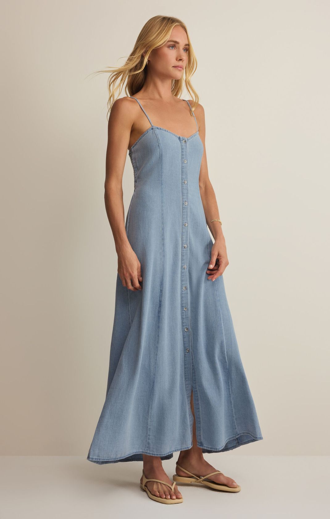 Z SUPPLY Angel Eyes Twill Midi Dress - Eden Lifestyle
