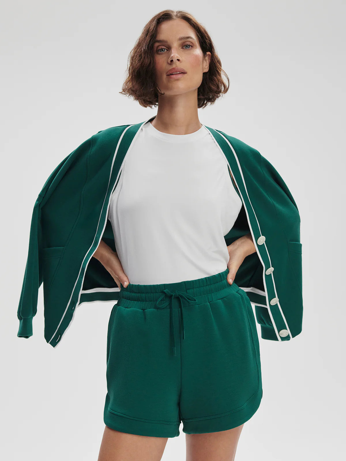 Ollie High-Rise Short 3.5'' Forest - Eden Lifestyle