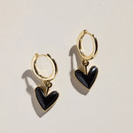 Onyx Agate Sweetheart Huggies