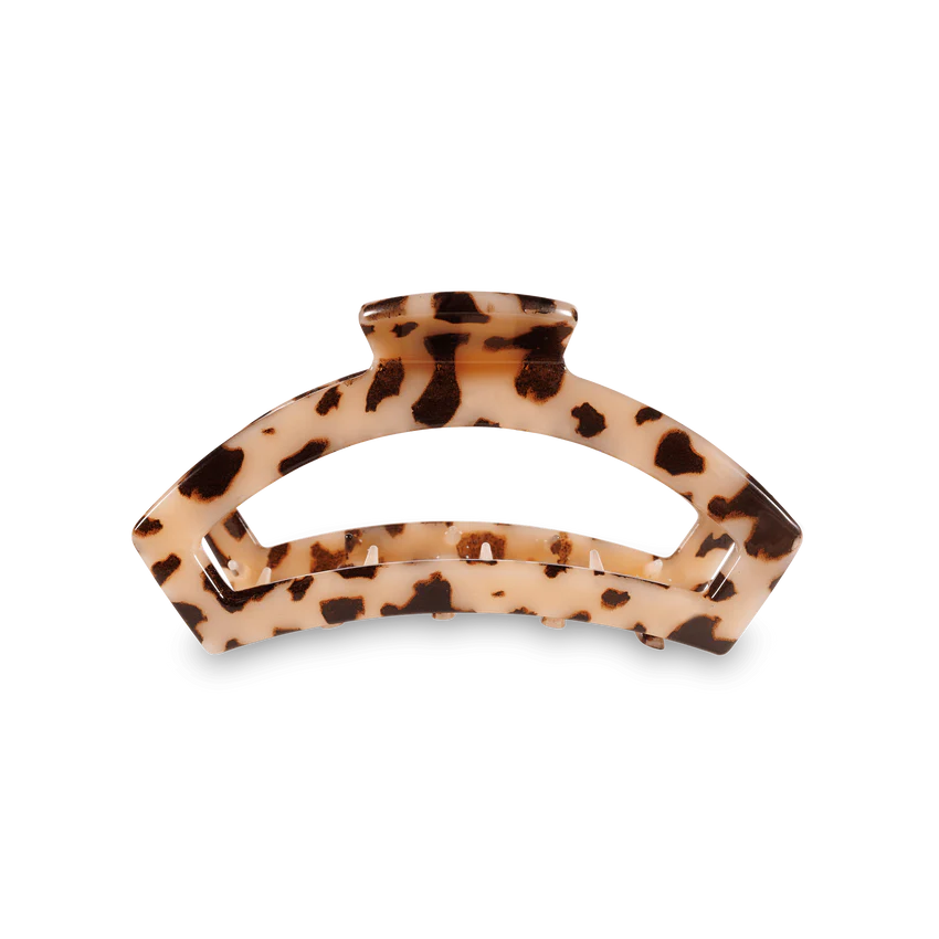 Open Blonde Tortoise Medium Hair Clip - Eden Lifestyle