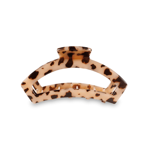 Open Blonde Tortoise Medium Hair Clip - Eden Lifestyle