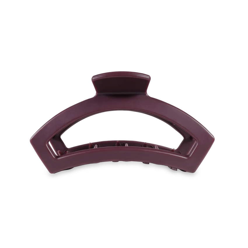 Open Burgundy Bliss Medium Hair Clip - Eden Lifestyle