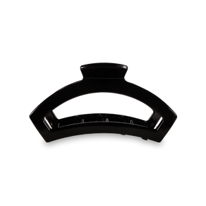 Open Jet Black Medium Hair Clip - Eden Lifestyle