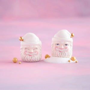 Papa Noel Candy Jar, White - Eden Lifestyle