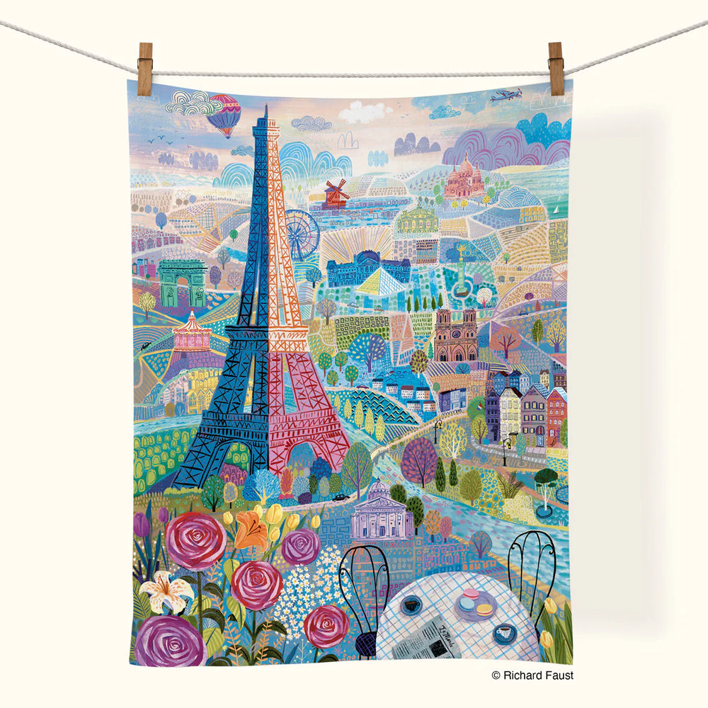 Paris Cotton Tea Towel - Eden Lifestyle