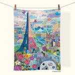 Paris Cotton Tea Towel - Eden Lifestyle