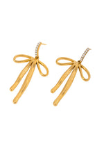Pave Bow Studs - Eden Lifestyle