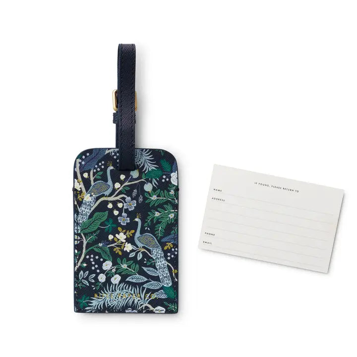 Peacock Luggage Tag - Eden Lifestyle