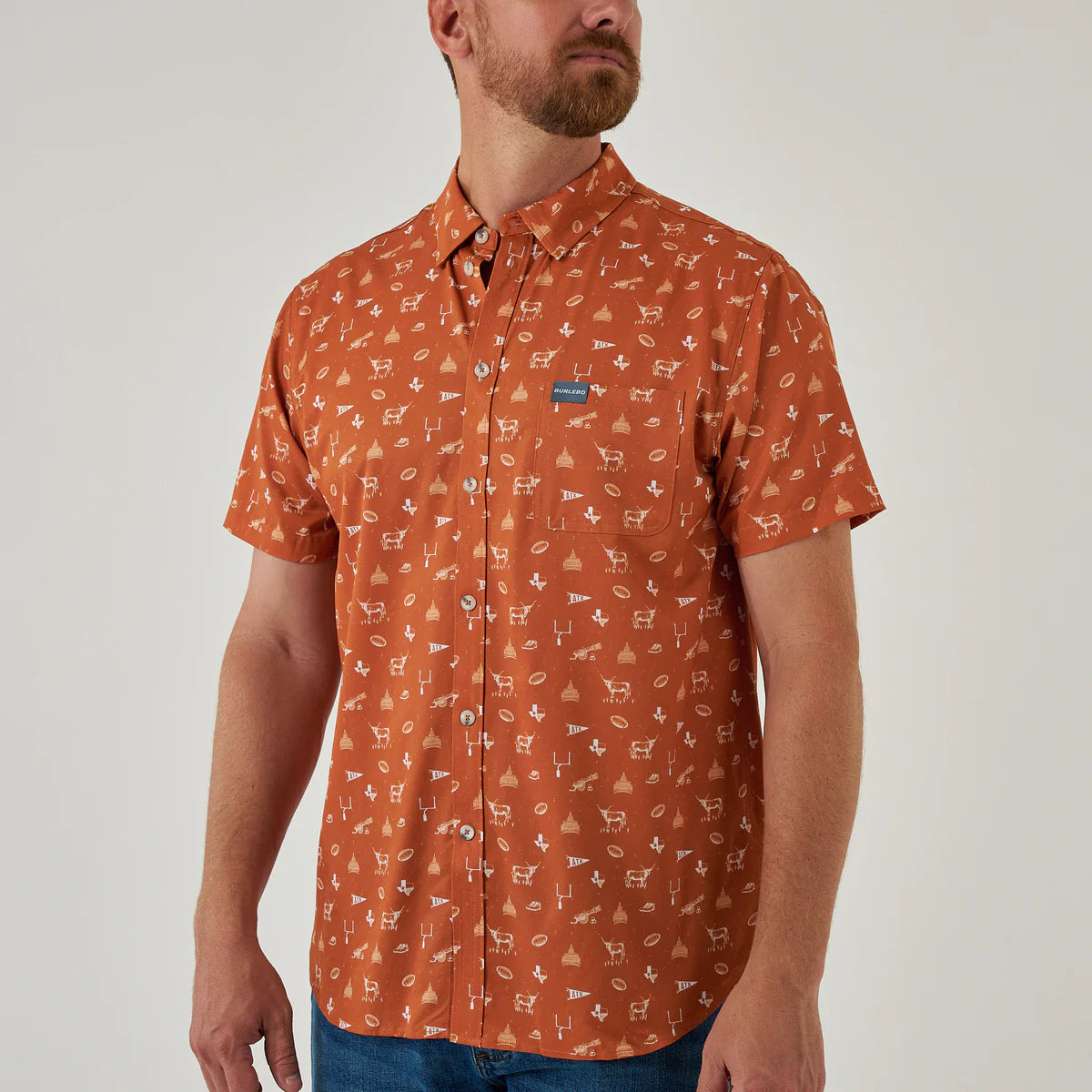 Performance Button Up - Gameday in Austin - Eden Lifestyle