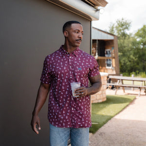Performance Button Up - Gameday in College Station - Eden Lifestyle