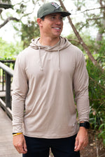 Performance Hoodie - Heather Khaki - Eden Lifestyle