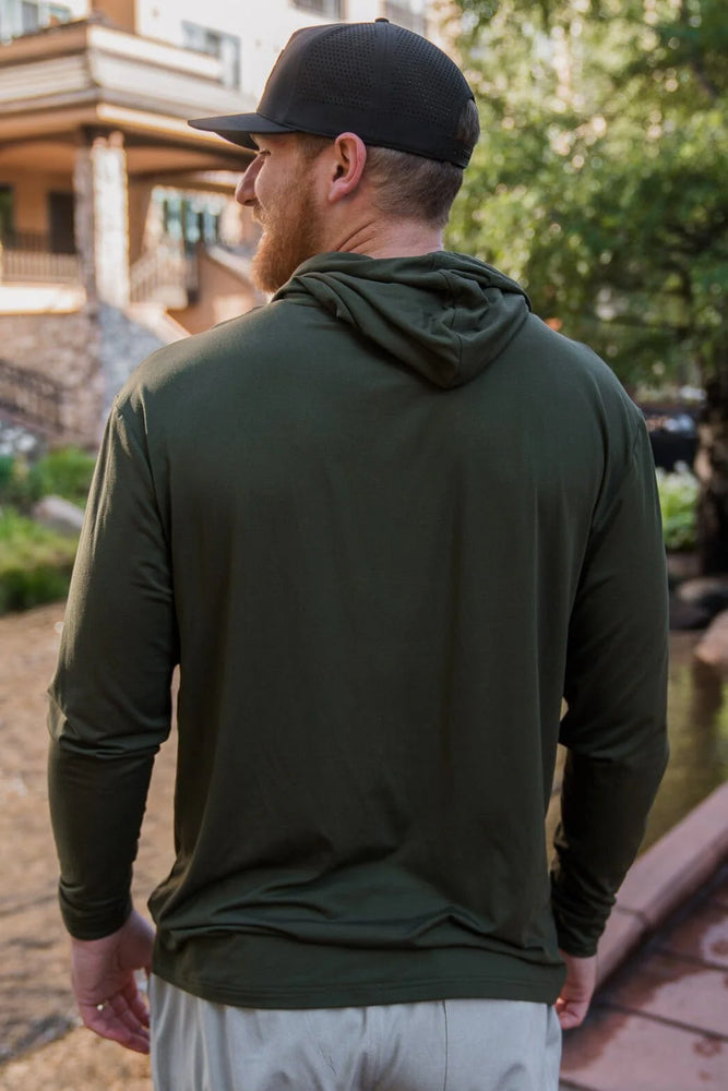Performance Hoodie - Mallard Green - Eden Lifestyle