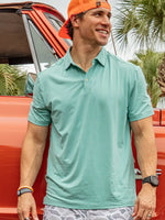 Performance Polo - Chalky Mint - Eden Lifestyle