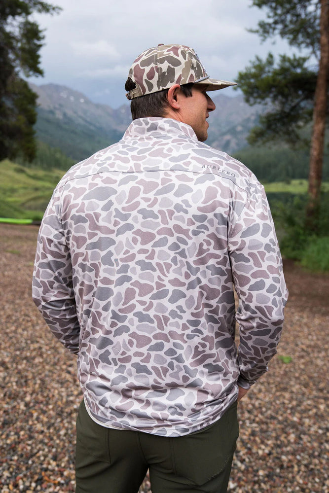 Performance Quarter Zip - Deer Camo - Eden Lifestyle