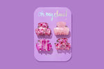 Pink Confetti Mini Claw Clips - Eden Lifestyle