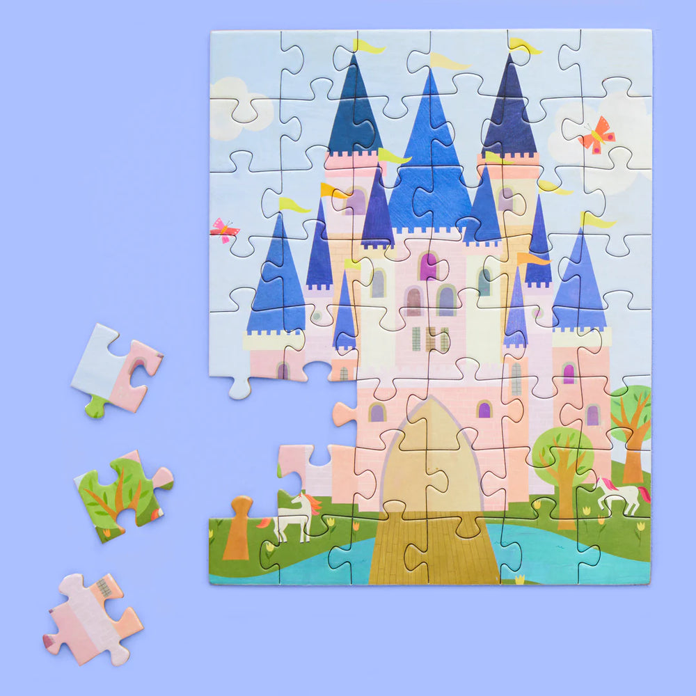 Pink Royal Castle 48 Piece Jigsaw Puzzle - Eden Lifestyle