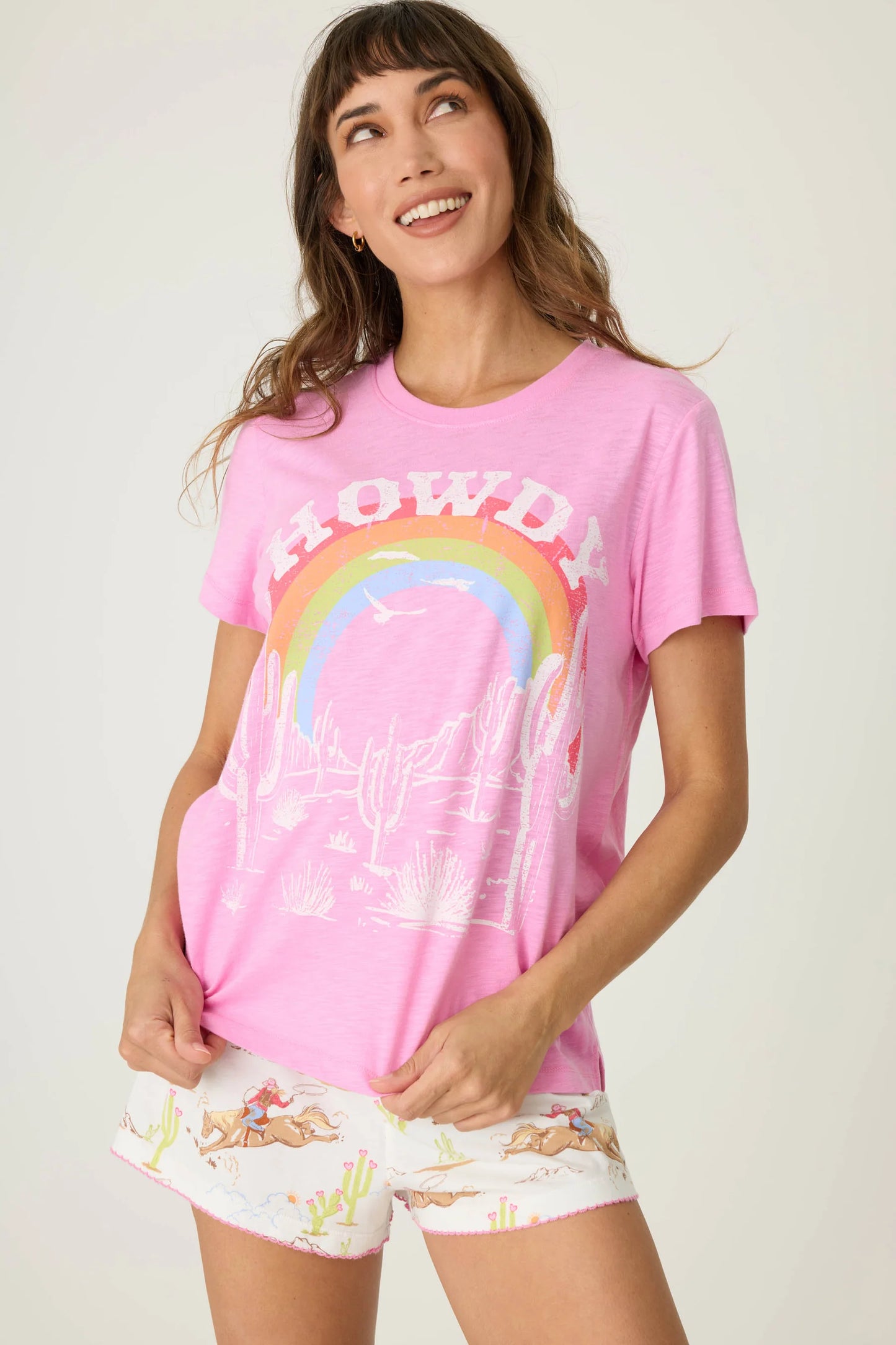 Playful Prints Western Short Sleeve T-Shirt - Eden Lifestyle