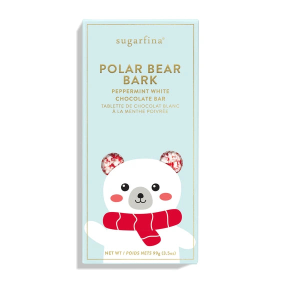 Polar Bear Bark White Chocolate Peppermint Bar - Eden Lifestyle