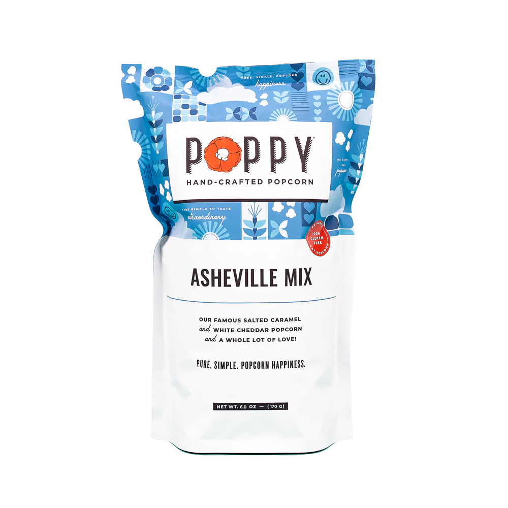 Poppy Handcrafted Popcorn Ashville Mix Market Bag - Eden Lifestyle