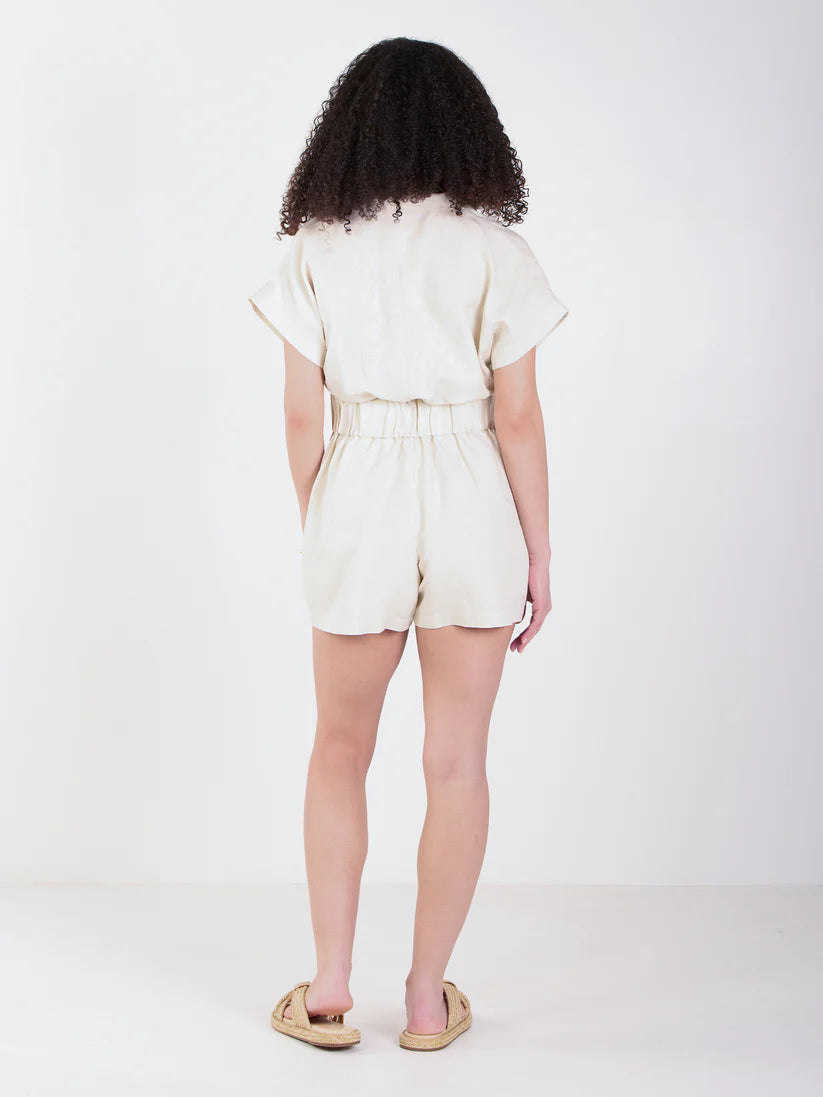 Poppy Romper Birch - Eden Lifestyle