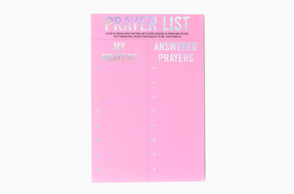 Prayer List Notepad - Eden Lifestyle