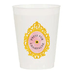 Press For Champagne Frosted Cups - Eden Lifestyle