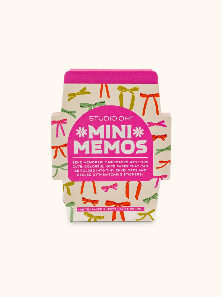 Put a Bow on It Mini Memos with Stickers - Eden Lifestyle
