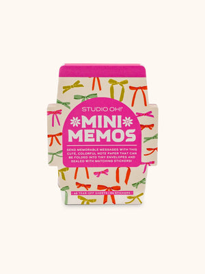 Put a Bow on It Mini Memos with Stickers - Eden Lifestyle