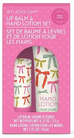 Put a Bow on it Lip Balm and Lotion Set - Eden Lifestyle