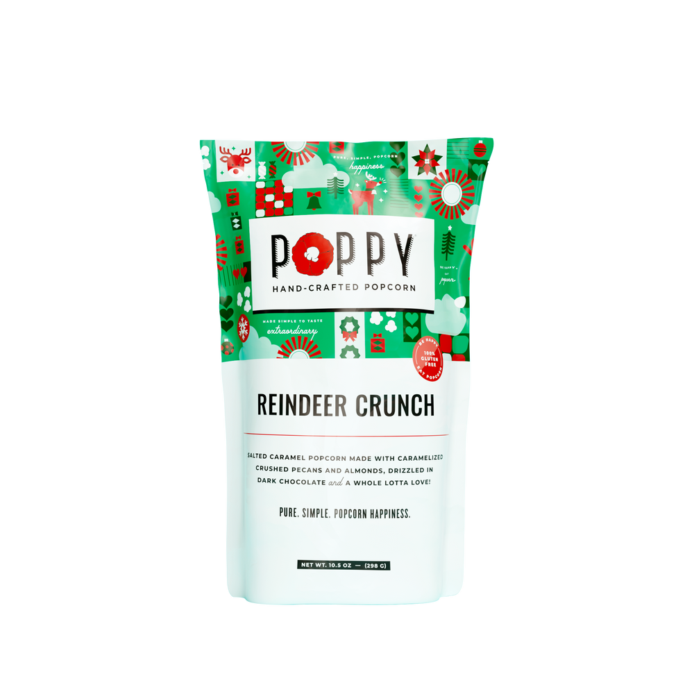 Poppy Popcorn Reindeer Crunch Market Bag