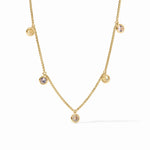 Rainbow Delicate Charm Necklace Champagne Radiance - Eden Lifestyle