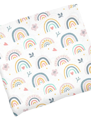 Rainbow Muslin Blanket - Eden Lifestyle