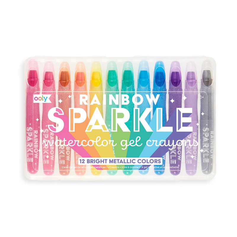 Rainbow Sparkle Watercolor Gel Crayons - Eden Lifestyle