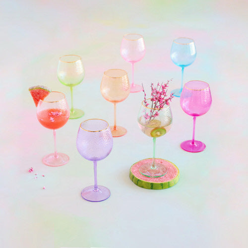 Rainbow Wine Glass - Eden Lifestyle