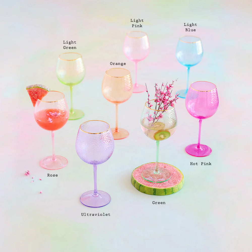 Rainbow Wine Glass - Eden Lifestyle