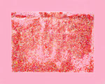 Red + Pink Confetti Placemat + Desk Mat - Eden Lifestyle