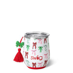 Ribbons and Bows Stemless Wine Cup 12oz - Eden Lifestyle