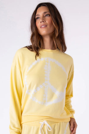 Ride or Dye Lemon Long Sleeve Top and Short Set - Eden Lifestyle