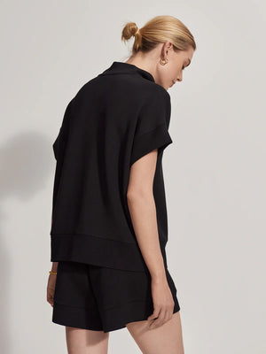 Ritchie Short Sleeve Sweat Black - Eden Lifestyle