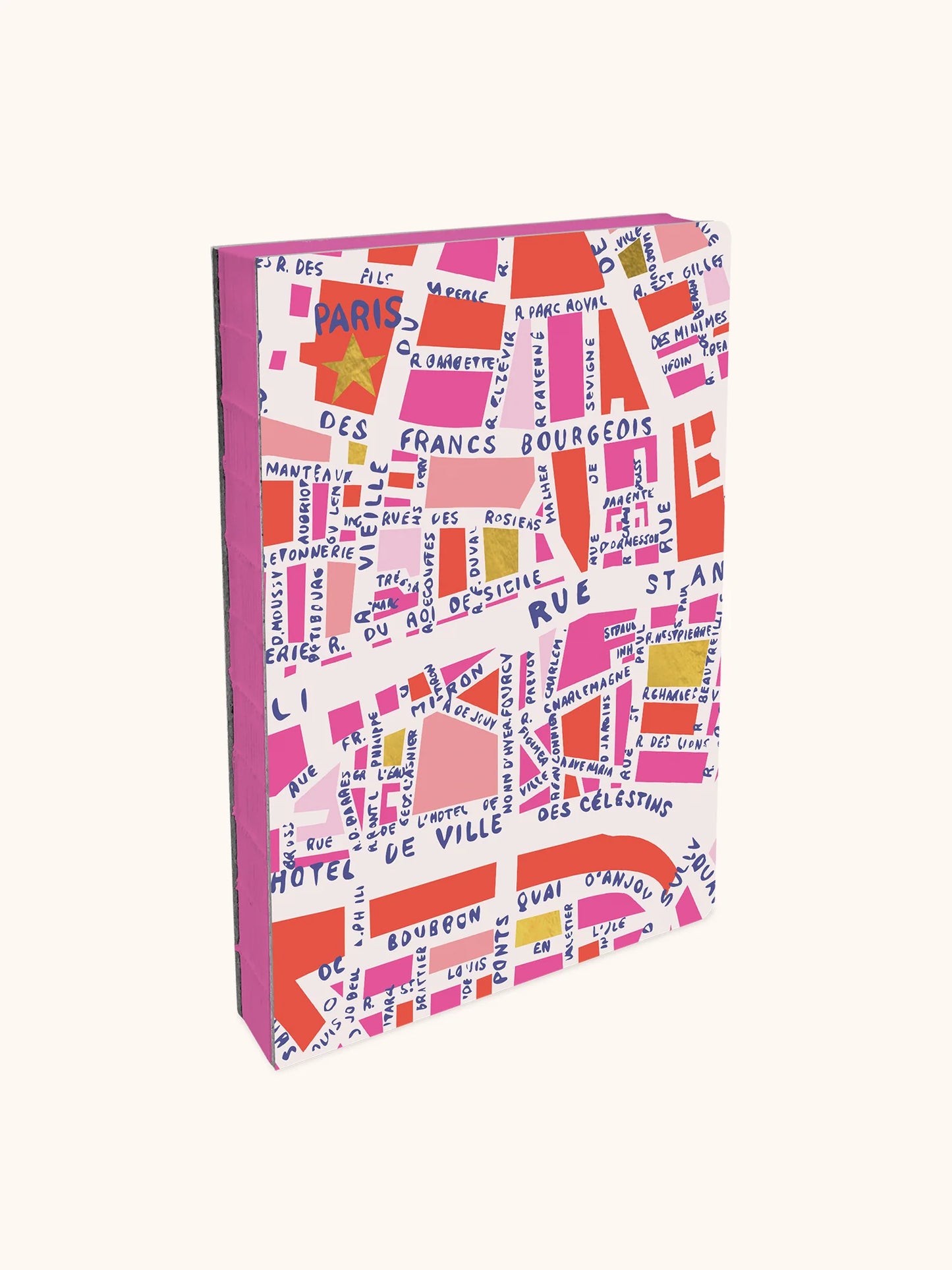 Rues De Paris Medium Coptic-Bound Journal - Eden Lifestyle