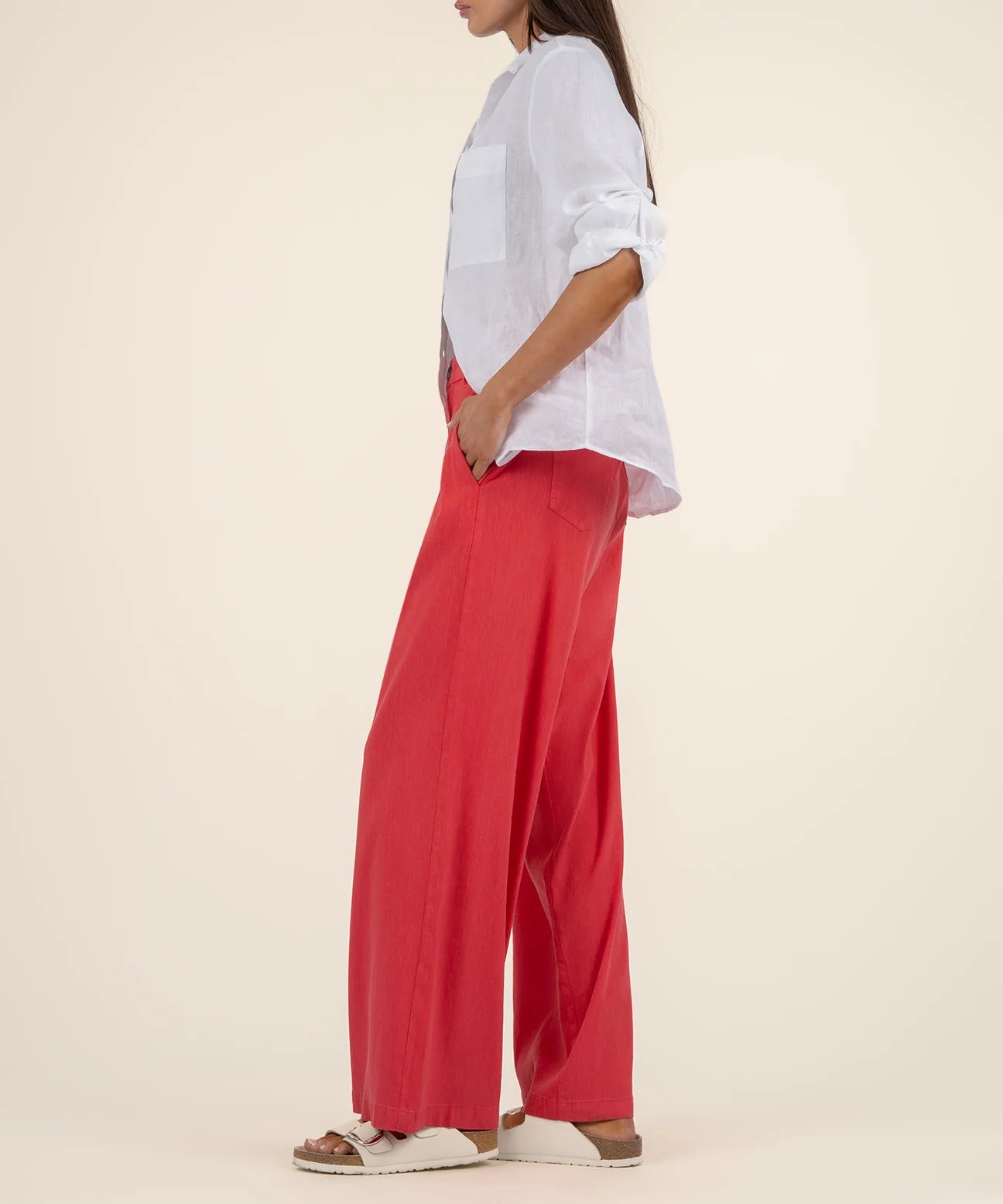 Ryan High Rise Wide Straight Leg - Eden Lifestyle