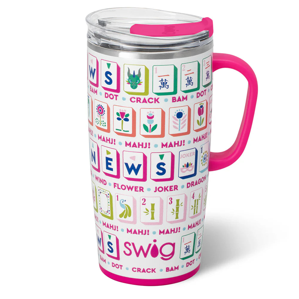 MAHJONG Travel Mug 22oz - Eden Lifestyle